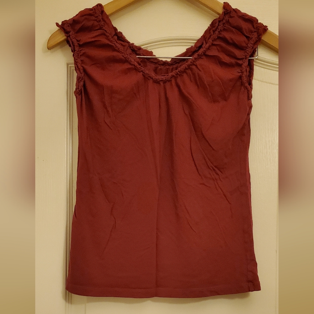 Ann Taylor Loft Red Top